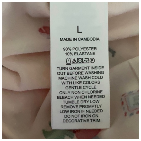 Kate Spade Blush Christmas Pajama Set Size Large  ♠️ - Picture 9 of 10